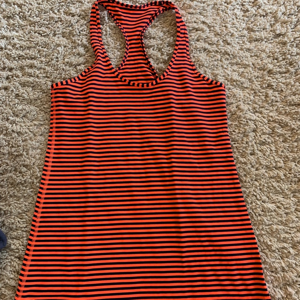 Lululemon Stripe Cool Racerback - Rare!!!